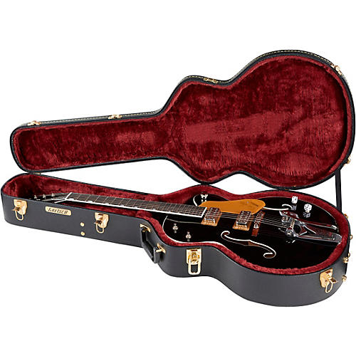 Gretsch Guitars G6120T-BSNSH Brian Setzer Signature Nashville Hollowbody With Bigsby Black - musicians--Friend