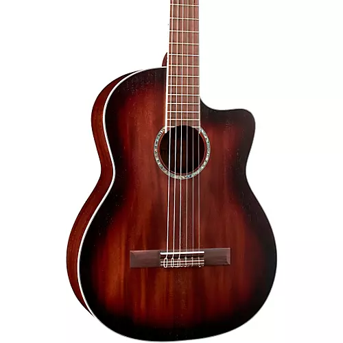 Cordoba C4-CE Classical Acoustic-Electric Guitar Antique Charcoal Burst - musicians--Friend