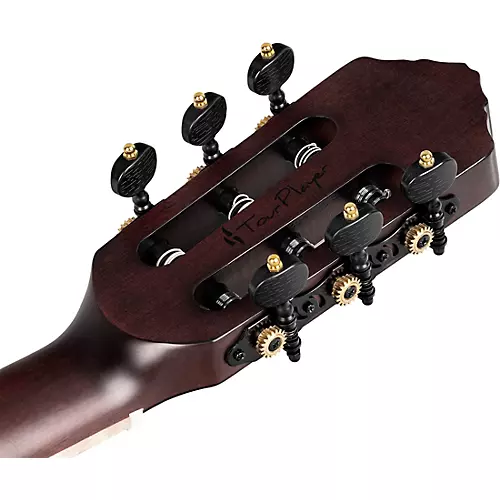 Ortega TourPlayer Deluxe Left-Handed Nylon-String Acoustic-Electric Guitar Tobacco Burst - musicians--Friend