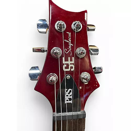 Used PRS Singlecut SE Wine Red Solid Body Electric Guitar Wine Red - musicians--Friend