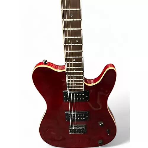 Used Grote gt-150  Red Solid Body Electric Guitar Red - musicians--Friend