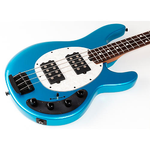Ernie Ball Music Man StingRay Special HH Electric Bass Guitar Black and Chrome - musicians--Friend