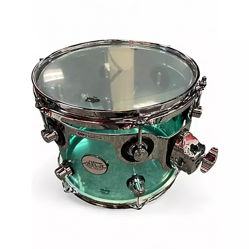 Used DW 10X8 Design Series Acrylic Sea Glass Sea Glass Drum Sea Glass 176 - musicians--Friend