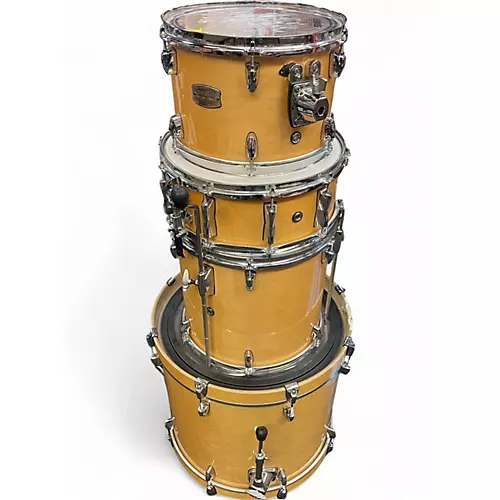 Used Yamaha 4 Piece Stage Custom Natural Drum Kit Natural - musicians--Friend