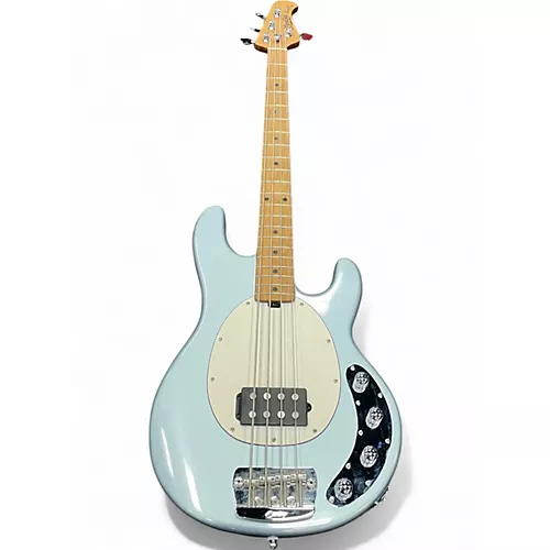 Used Sterling by Music Man Ray34 SILVER MIST Electric Bass Guitar SILVER MIST - musicians--Friend