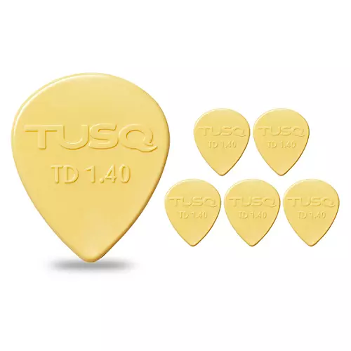Graph Tech TUSQ Warm Tone Teardrop Pick 0.88 mm 6 Pack - musicians--Friend