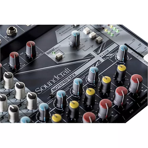 Soundcraft Notepad-12FX Small Format 12 Channel Analog Mixing Console w/ USB I/O & Effects - musicians--Friend
