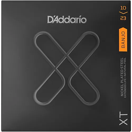 D'Addario XT Nickel-Plated Steel Banjo Strings, Medium, 10-23 - musicians--Friend