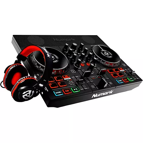Numark Party Mix Live DJ Controller Bundle With Professional Headphones - musicians--Friend
