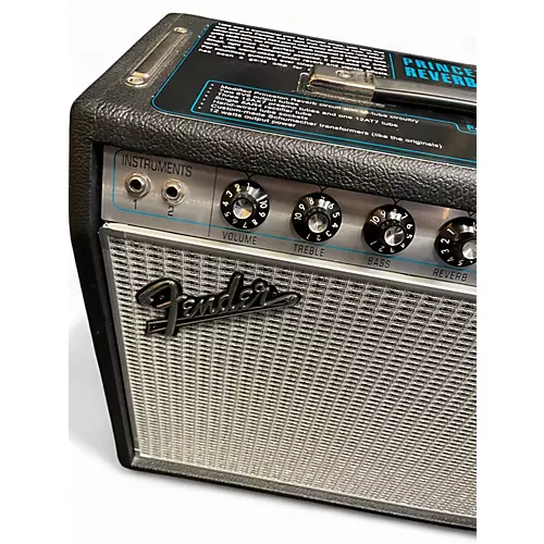 Used Fender 1968 Custom Princeton Reverb 12W 1x10 Tube Guitar Combo Amp - musicians--Friend