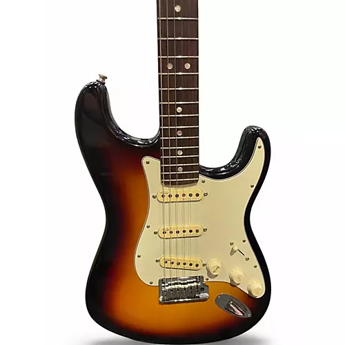 Used 2023 Fender American Ultra Stratocaster Ultraburst Solid Body Electric Guitar Ultraburst - musicians--Friend