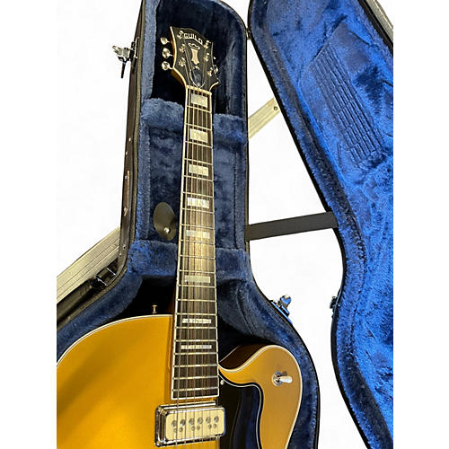 Used Guild X-175 MANHATTAN SPECIAL SATIN GOLD Hollow Body Electric Guitar SATIN GOLD - musicians--Friend