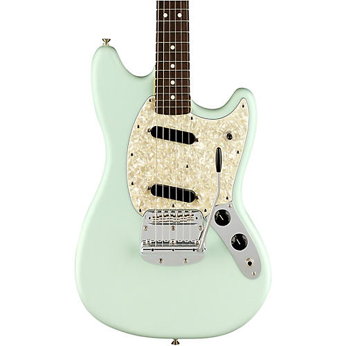 Fender American Performer Mustang Rosewood Fingerboard Electric Guitar Satin Sonic Blue - musicians--Friend