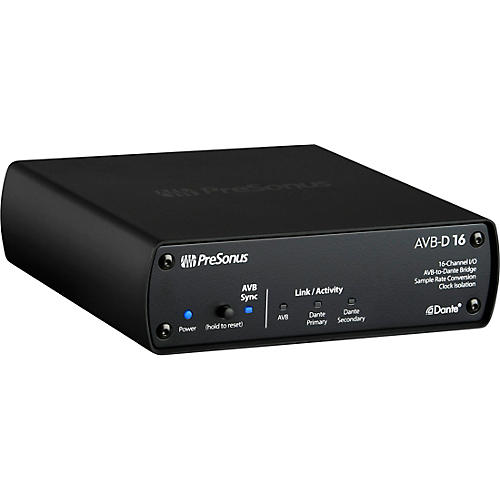 PreSonus 16 Channel I/O AVB to Dante Bridge - musicians--Friend