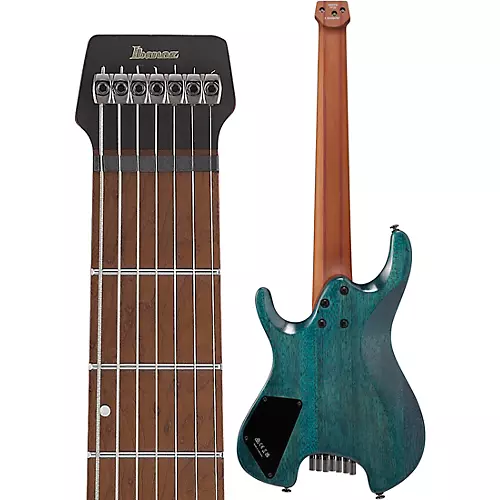 Ibanez Q547PB Standard Headless 7-String Electric Guitar Cosmic Blue Low Gloss - musicians--Friend