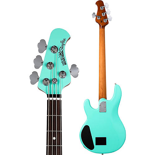 Ernie Ball Music Man StingRay Special HH Electric Bass Guitar Black and Chrome - musicians--Friend
