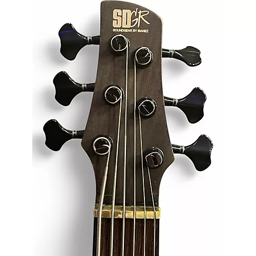 Used Ibanez SR1356B Brown Electric Bass Guitar Brown - musicians--Friend