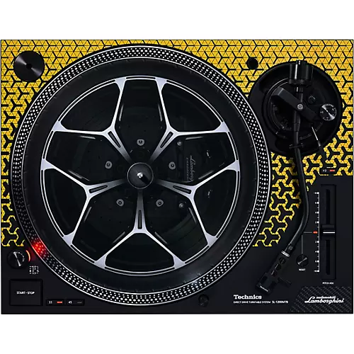 Technics SL-1200M7B Special Edition Lamborghini Direct Drive Turntable System Yellow - musicians--Friend