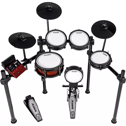Open-Box Alesis Nitro Pro 8-Piece Electronic Drum Kit With Mesh Heads & Bluetooth Condition 1 - Mint - musicians--Friend