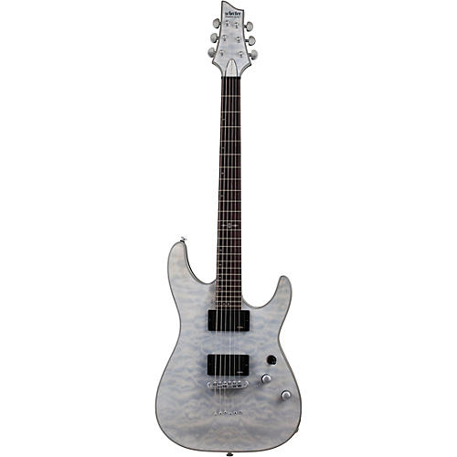 Schecter Guitar Research C-1 Platinum Electric Guitar Satin Purple Burst - musicians--Friend