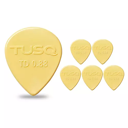 Graph Tech TUSQ Warm Tone Teardrop Pick 0.88 mm 6 Pack - musicians--Friend