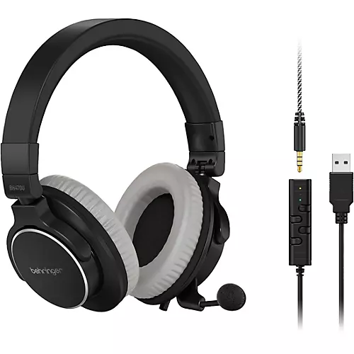 Behringer BH470U Premium Stereo Headset with Detachable Microphone and USB Cable - musicians--Friend