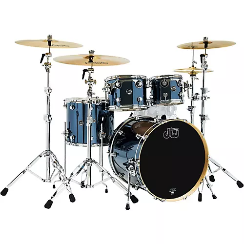 DW 4-Piece Performance Series Shell Pack Hard Satin Charcoal Metallic - musicians--Friend