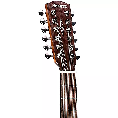 Alvarez AD60CE 12-String Dreadnought Acoustic-Electric Guitar Natural - musicians--Friend