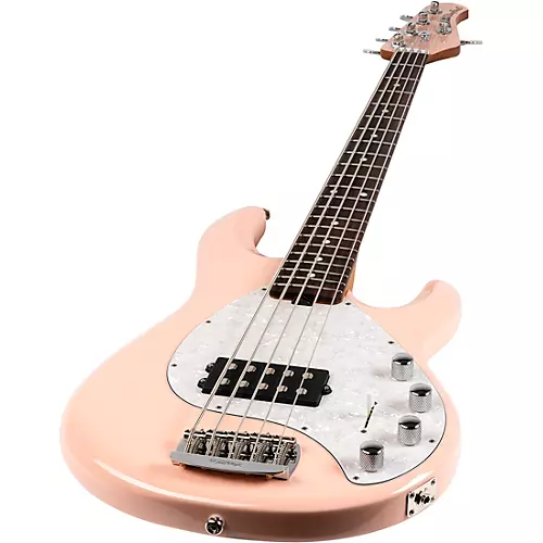 Ernie Ball Music Man StingRay5 Special H 5-String Electric Bass Guitar Black and Chrome - musicians--Friend