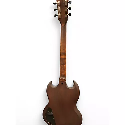 Used Gibson SGJ Low Gloss Chocolate Solid Body Electric Guitar Low Gloss Chocolate - musicians--Friend