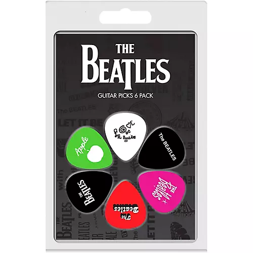 Perri's The Beatles - 6-Pack Guitar Picks Various Albums 3 - musicians--Friend