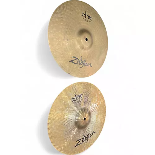 Used Zildjian 14in ZHT Mastersound Hi Hat Pair Cymbal 33 - musicians--Friend