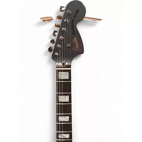 Used Fender Chris Shiflett Telecaster Deluxe Charcoal Frost Metallic Solid Body Electric Guitar Charcoal Frost Metallic - musicians--Friend
