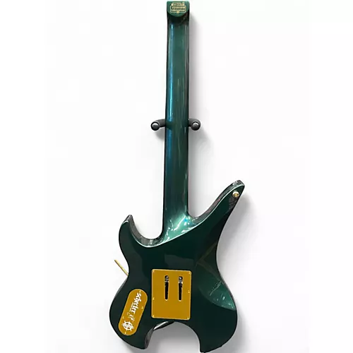 Used Schecter Guitar Research SYNYSTER GATES CUSTOM 7 HEADLESS TR OAK GREEN METALLIC Solid Body Electric Guitar OAK GREEN METALLIC - musicians--Friend