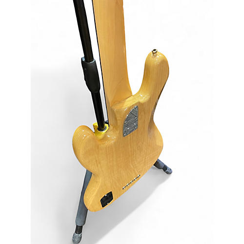 Used Fender American Deluxe Precision Bass V Natural Electric Bass Guitar Natural - musicians--Friend