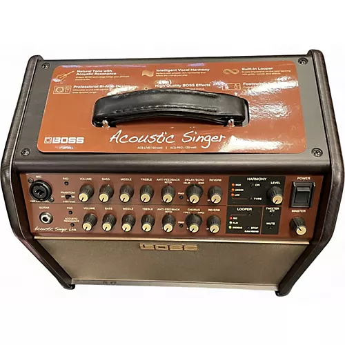 Used BOSS ACS Live Acoustic Guitar Combo Amp - musicians--Friend