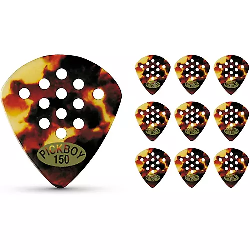 Pick Boy Pos-a-Grip Classic T Shell Cellulose Jazz Guitar Picks 1.50 mm 10 Pack - musicians--Friend