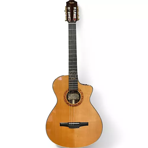 Used Taylor JMSM Jason Mraz Signature Natural Classical Acoustic Electric Guitar Natural - musicians--Friend