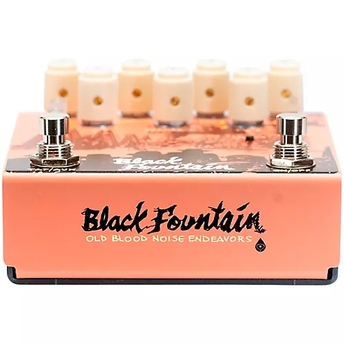 Old Blood Noise Endeavors Black Fountain Stereo Delay Effects Pedal Terracotta - musicians--Friend