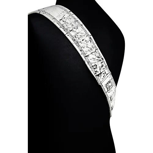 RICHTER Springbreak I Nappa Guitar Strap Black/Violet 2.75 in. - musicians--Friend
