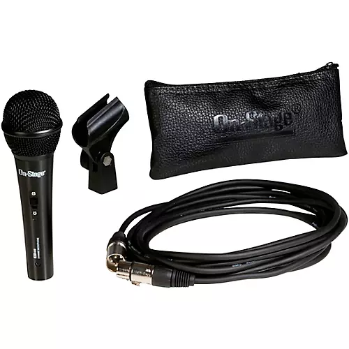 On-Stage AS400V2 Dynamic Handheld Microphone with 20' XLR Cable - musicians--Friend