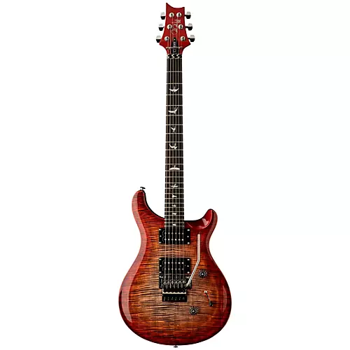 PRS SE Custom 24 Floyd Electric Guitar Charcoal Cherry Burst - musicians--Friend