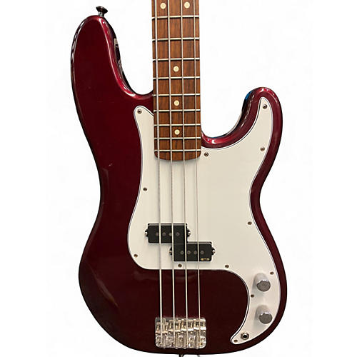 Used Fender Standard Precision Bass Midnight Wine Electric Bass Guitar Midnight Wine - musicians--Friend