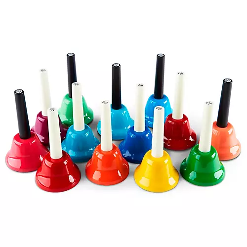 Kids Play 13-Note Chromatic Handbells - musicians--Friend