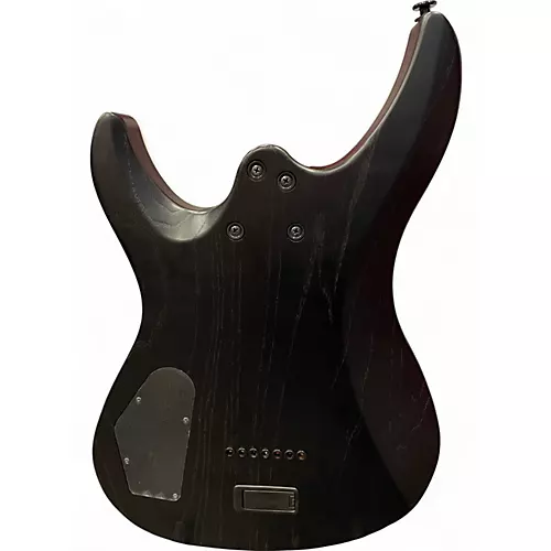 Used Fujigen JMY72ASHE 7-String OPEN PORE BLACK Solid Body Electric Guitar OPEN PORE BLACK - musicians--Friend