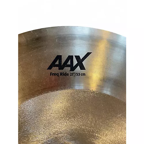 Used SABIAN 21in AAX FREQ RIDE Cymbal 41 - musicians--Friend