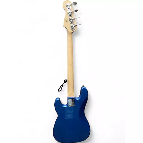 Used Squier Precision Bass Blue Electric Bass Guitar Blue - musicians--Friend