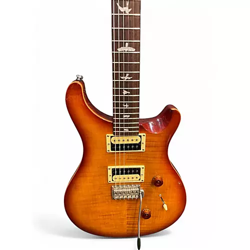 Used PRS SE Custom 24 Tobacco Sunburst Solid Body Electric Guitar Tobacco Sunburst - musicians--Friend