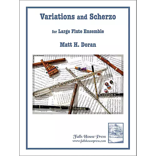 Carl Fischer Variations And Scherzo for Large Flute Ensemble - musicians--Friend