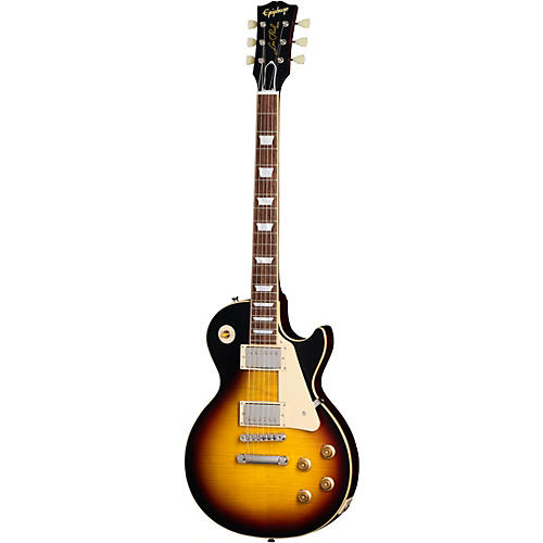 Epiphone Inspired by Gibson Custom 1959 Les Paul Standard Electric Guitar Iced Tea Burst - musicians--Friend